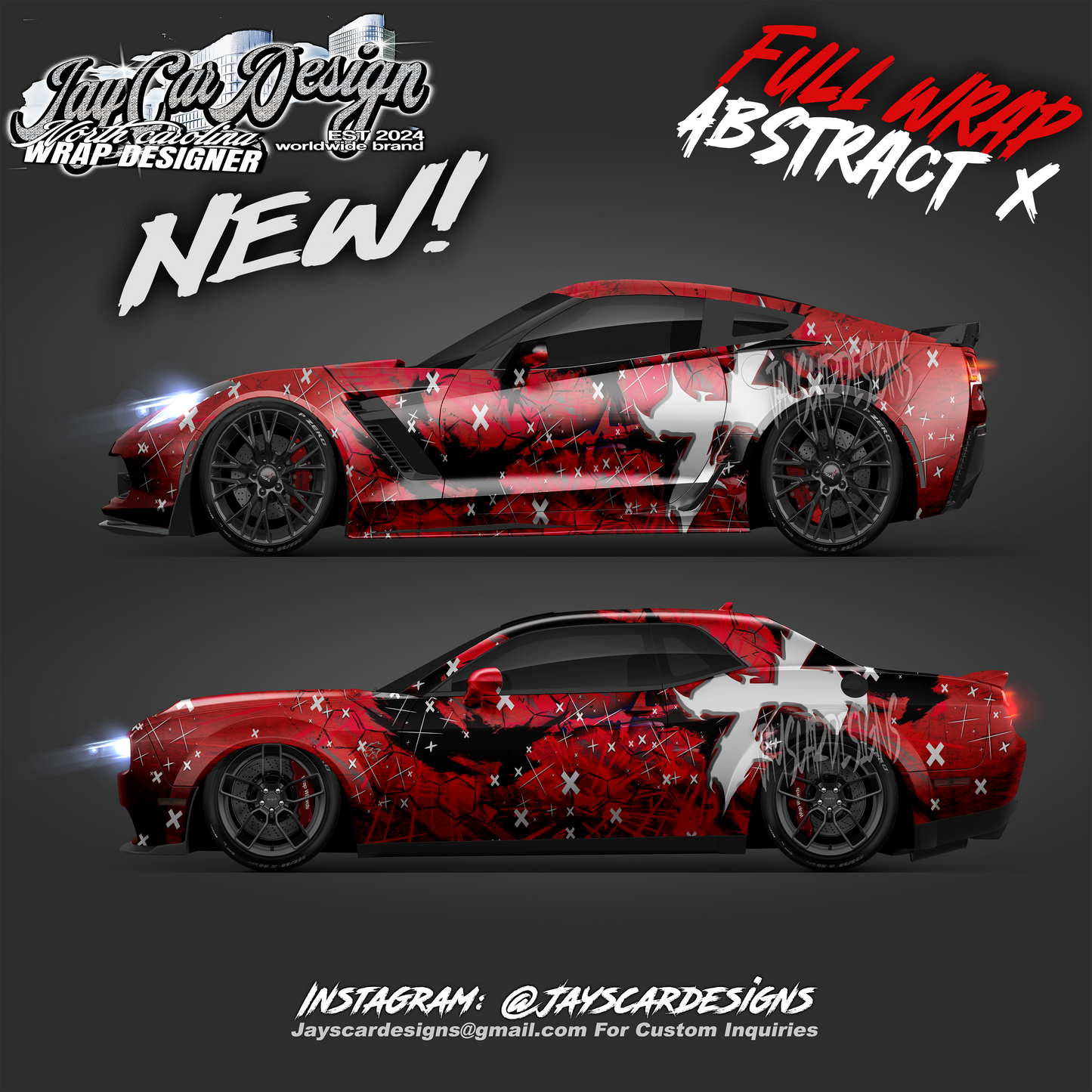 Pre-Made Designs (Decals, Full Wraps, Partial Wraps)