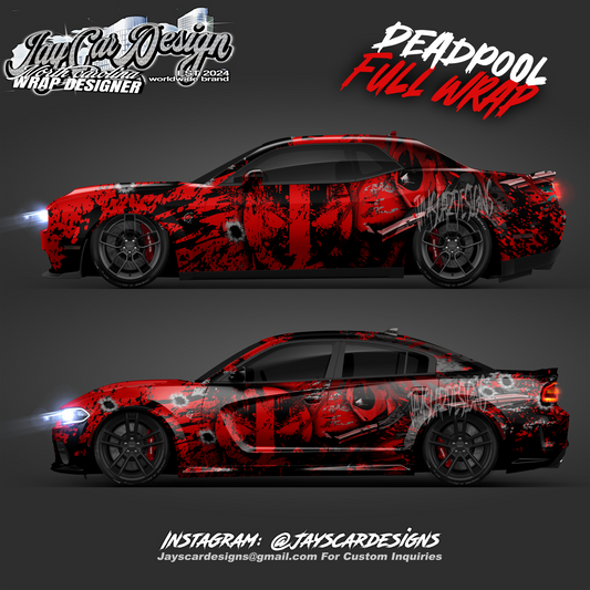 NEW!!! Deadpool Full Wrap