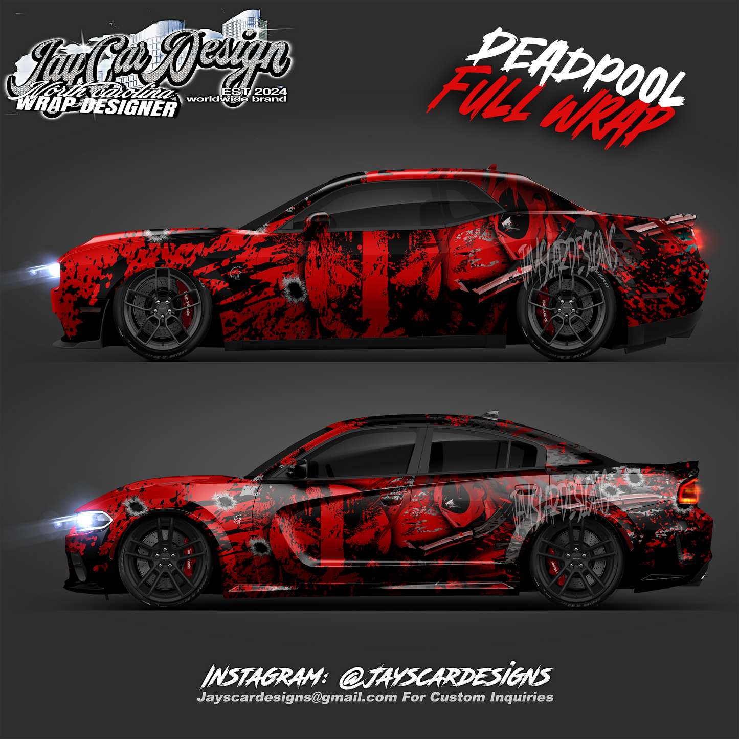 Pre-Made Designs (Decals, Full Wraps, Partial Wraps)