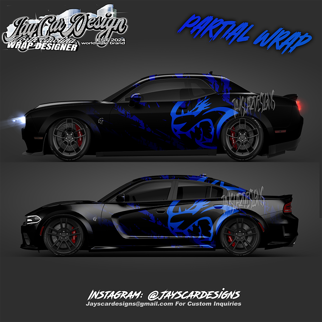 Pre-Made Designs (Decals, Full Wraps, Partial Wraps)